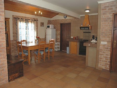 Vista Atlântico - Dining room + kitchen